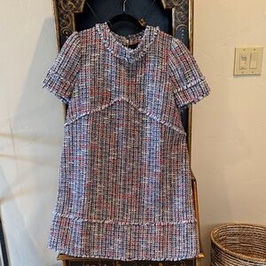 Ted Baker Multicolor Tweed Dress